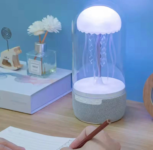 Colorful Jellyfish Lamp With Bluetooth Speaker, Floating Jellyfish Speaker, Portable Bluetooth Speaker
