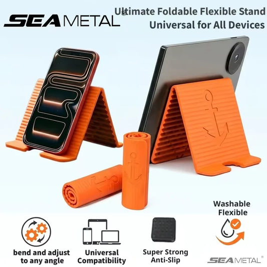 Universal Silicone Phone Holder Portable Foldable Smartphone,Tablet Stand for All Phone Tablet Laptop Devices with Free Delivery