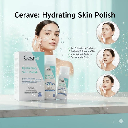 CeraVe Hydrating Skin Polish, Gentle Exfoliator with Hyaluronic Acid & Ceramides, for Daily Skincare