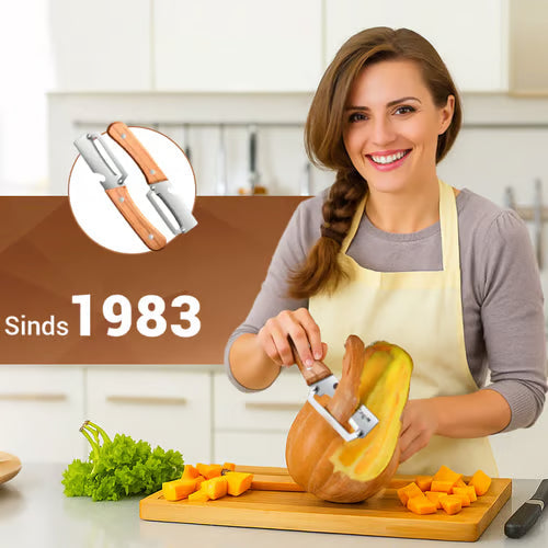 Kitchen Vegetable Peeler – Stainless Steel Blade, Ergonomic Handle & Ideal for Fruits and Vegetables