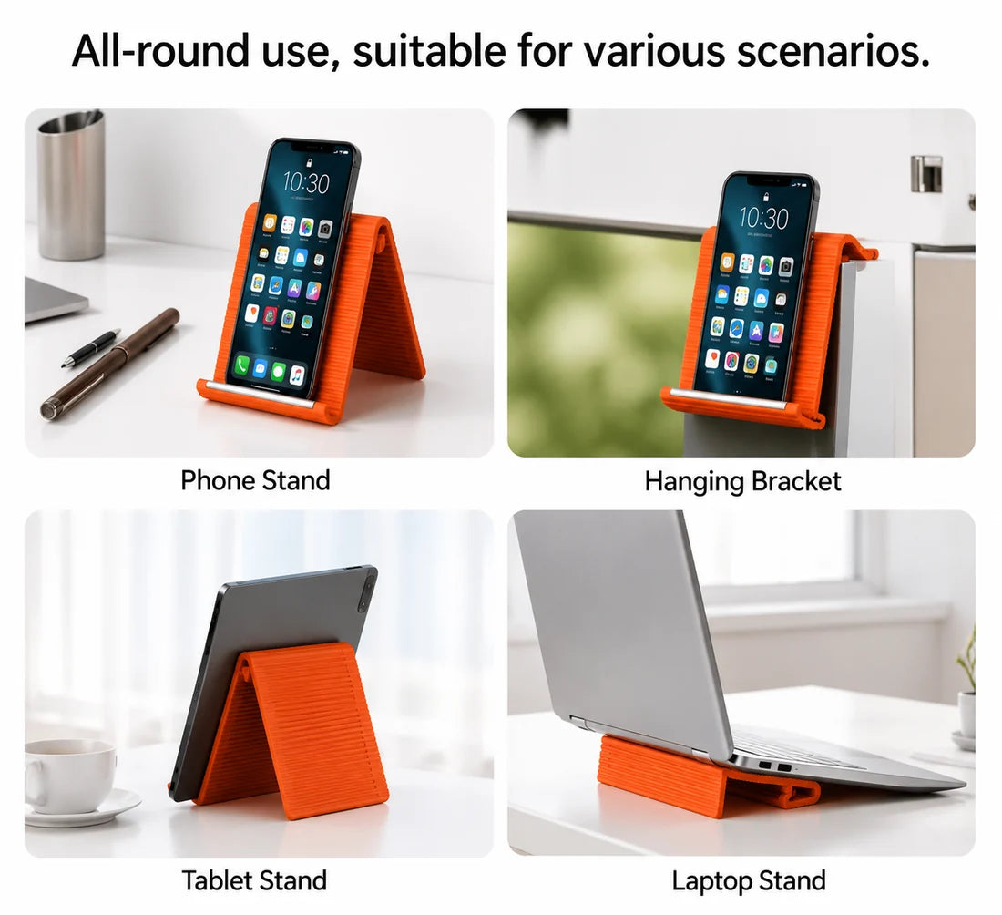 Universal Silicone Phone Holder Portable Foldable Smartphone,Tablet Stand for All Phone Tablet Laptop Devices with Free Delivery