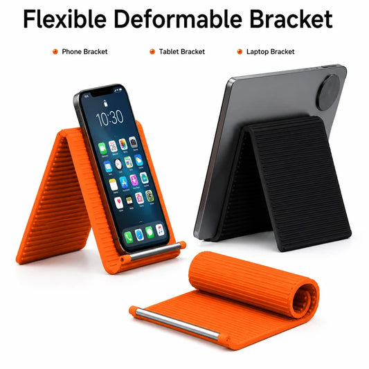 Universal Silicone Phone Holder Portable Foldable Smartphone,Tablet Stand for All Phone Tablet Laptop Devices with Free Delivery