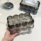 Transparent Bubble Tissue Box, Abstract Design Tissue Holder, Desktop Tissue Organizer