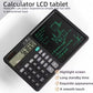 2 In 1 Scientific Calculator With Writing Tablet, Portable 12Digit LCD Display Calculator, Multifunctional Charging Handwriting Tablet, Office Calculator