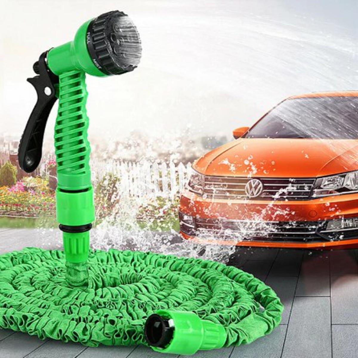 50 Feet Expandable Magic Water Hose Pipe With Spray Gun